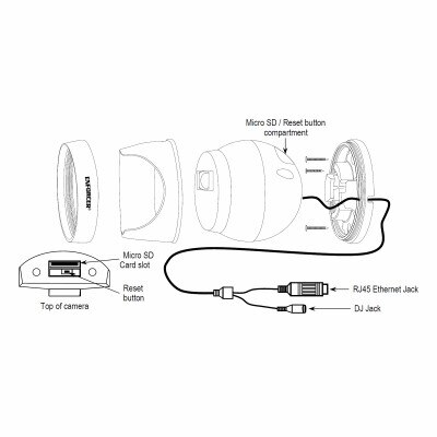 Seco-Larm ENFORCER 5MP IP Turret Camera, 2.8mm Fixed Lens
