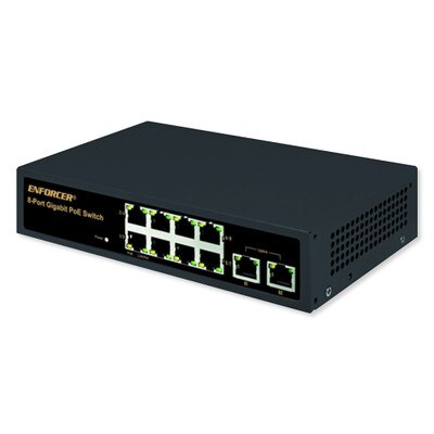 Seco-Larm 8-Port Enforcer Unmanaged PoE Switch