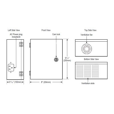 Seco-Larm Enforcer Low-Noise CCTV Power Supply
