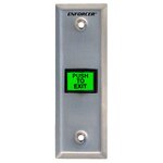 Seco-Larm Enforcer Slimline Push-to-Exit Plate, Illuminated with Timer