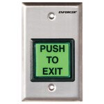 Seco-Larm Enforcer Push-to-Exit Plate, Illuminated