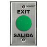 Seco-Larm Enforcer Slimline Green Request-to-Exit Plate with Pneumatic Timer