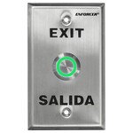 Seco-Larm Enforcer Push-To-Exit Plate, Vandal Resistant, Illuminated