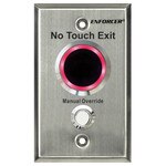 Seco-Larm Enforcer No Touch Request-to-Exit Plate, Outdoor, with Mechanical Override