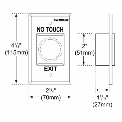 Seco-Larm Enforcer No Touch Request-to-Exit Sensor