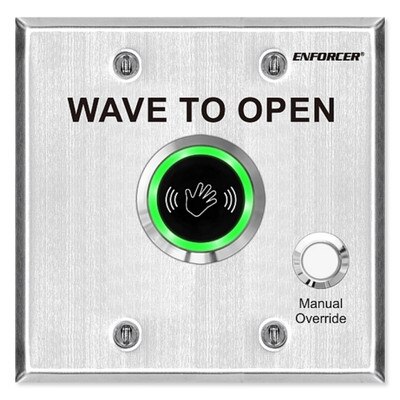 Seco-Larm Enforcer Outdoor Wave-To-Open Sensor with Manual Override