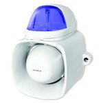 Seco-Larm Enforcer Self-Contained Siren/Strobe with Audio Input, Blue (Open Box)