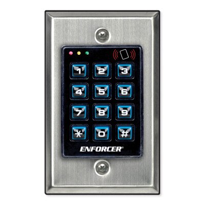 Seco-Larm Enforcer Access Control Keypad with Proximity Reader, Backlit