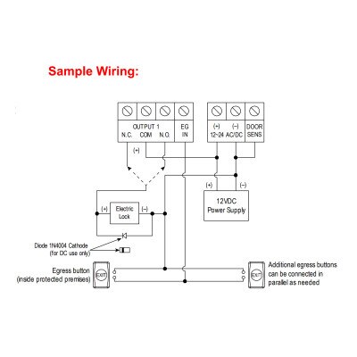 Seco-Larm Enforcer Access Control Keypad with Proximity Reader, Backlit