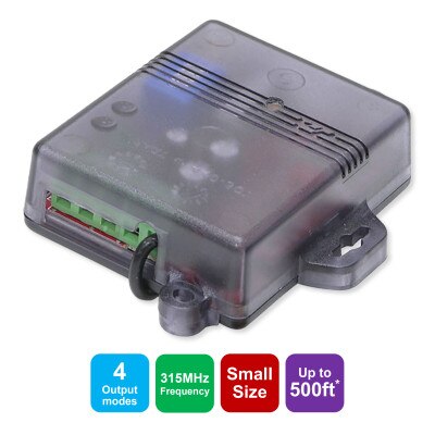 Seco-Larm Enforcer 1-Channel Miniature RF Receiver with Relay Output