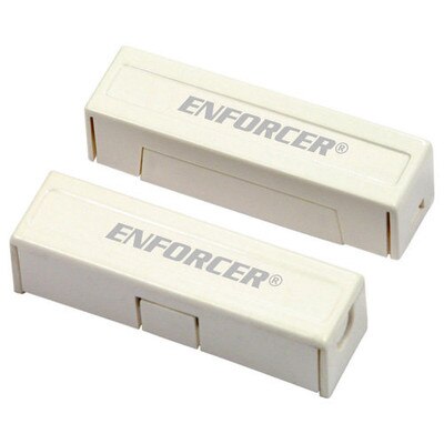 Seco-Larm Enforcer Magnetic Contact, Surface-Mount (Concealed), 1-1/4 In. Gap, White