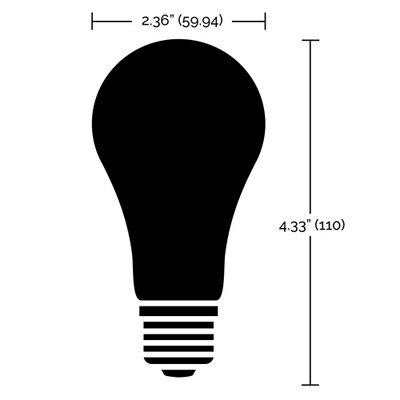 SATCO Starfish Wi-Fi 5W LED A19 Clear Tunable White Filament Bulb