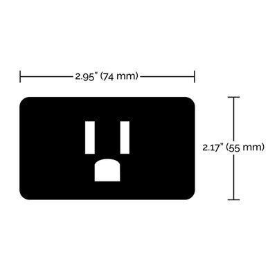 SATCO Starfish Wi-Fi 15A Dimmer Outlet