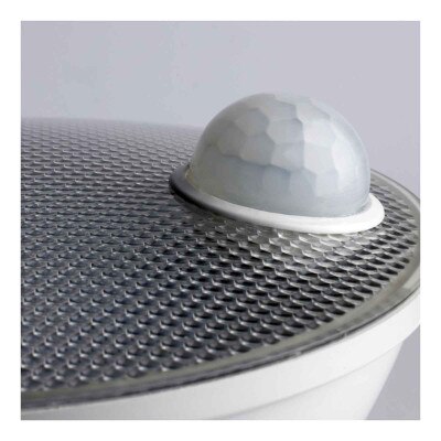 SATCO LED PIR Sensor Lamp, PAR 38, 3000K