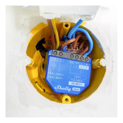 Shelly 1 Gen4 One-Channel Dry Contact Smart Switch (4 Pack)