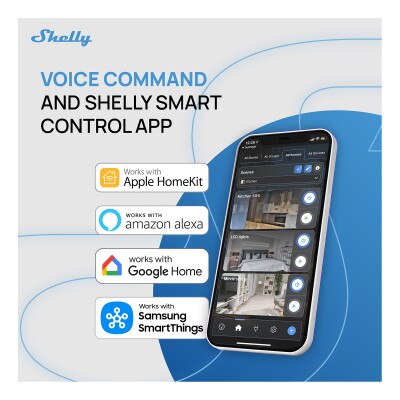 Shelly 1 Gen4 One-Channel Dry Contact Smart Switch (4 Pack)
