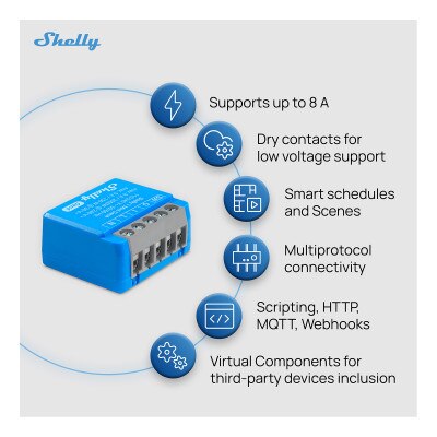 Shelly 1 Mini Gen4 Compact Smart Switch