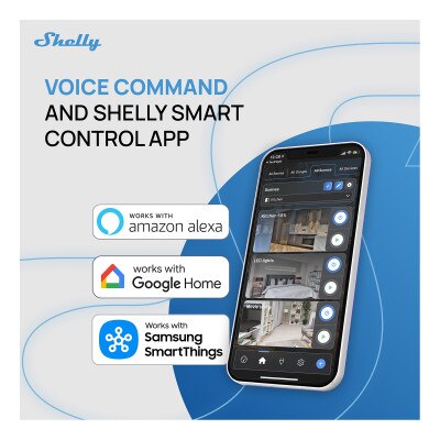 Shelly 1PM Mini Gen4 Smart Relay (2 Pack)