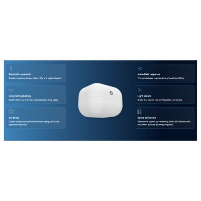 Shelly BLU Motion Bluetooth Motion Sensor