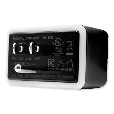 Shelly Plug Gen4 Black US 1 pack