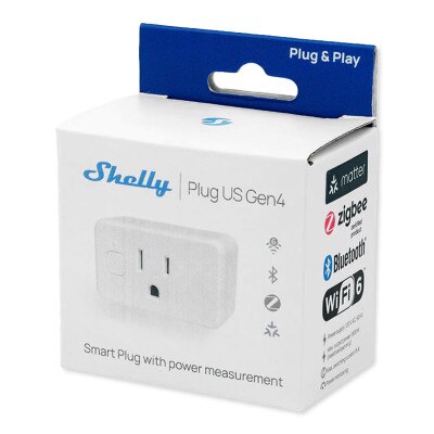 Shelly Plug Gen4 White US 1 pack