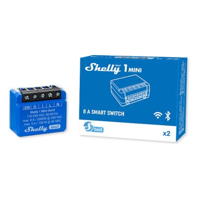 Shelly Wi-Fi 1 Mini Gen3 Smart Relay