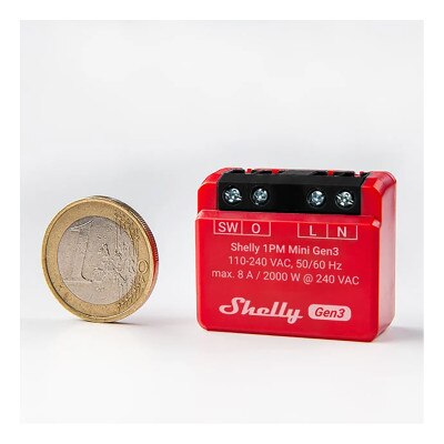 Shelly Wi-Fi 1PM Mini Gen3 Smart Relay