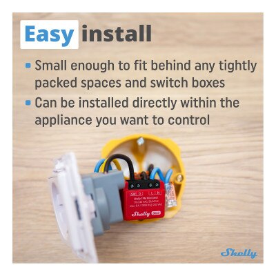 Shelly Wi-Fi 1PM Mini Gen3 Smart Relay