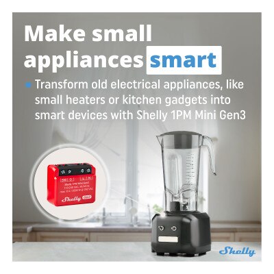 Shelly Wi-Fi 1PM Mini Gen3 Smart Relay