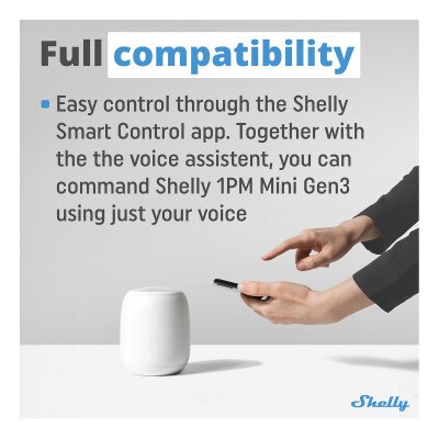 Shelly Wi-Fi 1PM Mini Gen3 Smart Relay