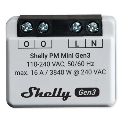 Shelly Wi-Fi PM Mini Gen3 Smart Power Meter