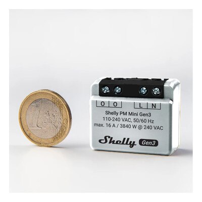 Shelly Wi-Fi PM Mini Gen3 Smart Power Meter