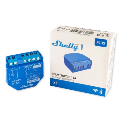Shelly Wi-Fi Plus 1 with Dry Contacts