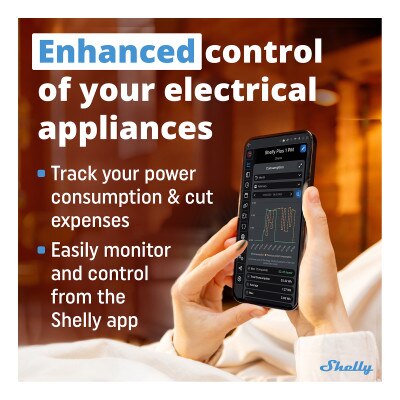 Shelly Wi-Fi Plus 1PM UL Smart Relay