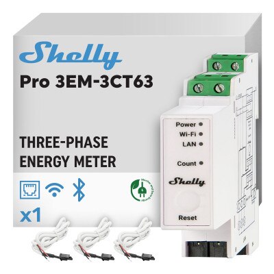 Shelly Pro 3EM-3CT63
