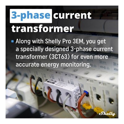 Shelly Pro 3EM-3CT63