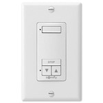 Somfy DecoFlex Wirefree RTS Wall Switch, 1-Channel, White (Open Box)