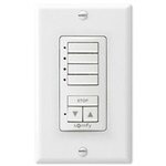 Somfy DecoFlex WireFree RTS Wall Switch, 4-Channel, White