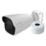 Speco 2MP H.265 IP Bullet Camera With Analytics and Junction Box, 2.8-12mm Varifocal Lens
