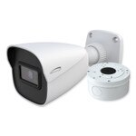 Speco 4MP H.265 IP Bullet Camera With Advanced Analytics and Junction Box, 2.8mm Fixed Lens