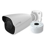 Speco 4MP H.265 IP Bullet Camera With Analytics and Junction Box, 2.8-12mm Motorized Lens