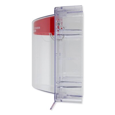 STI Stopper II Fire Alarm Cover With Spacer, Fire Label (Open Box)