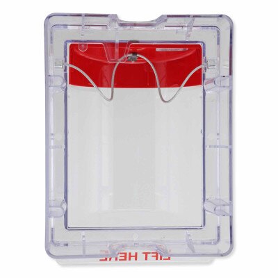 STI Stopper II Fire Alarm Cover With Spacer, Fire Label (Open Box)