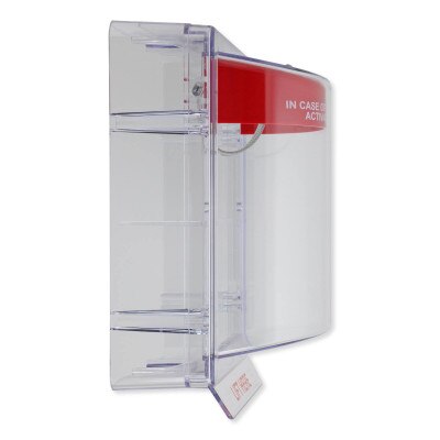 STI Stopper II Fire Alarm Cover With Spacer, Fire Label