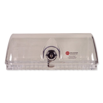 STI Thermostat Protector with Key Lock, Clear