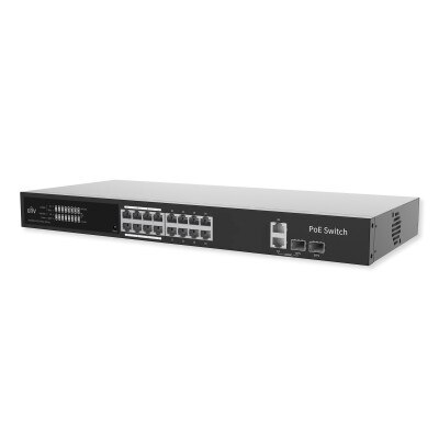 Uniview NSW3000 Series Cloud Managed Ethernet PoE Switch, 16 Port, 250W