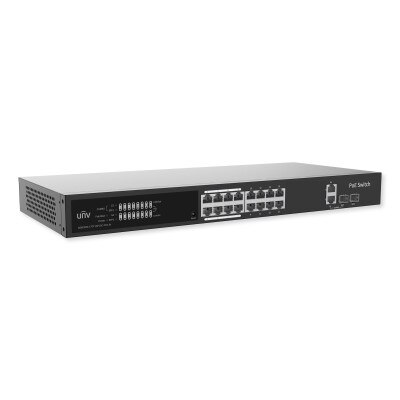 Uniview NSW3000 Series Cloud Managed Ethernet PoE Switch, 16 Port, 250W