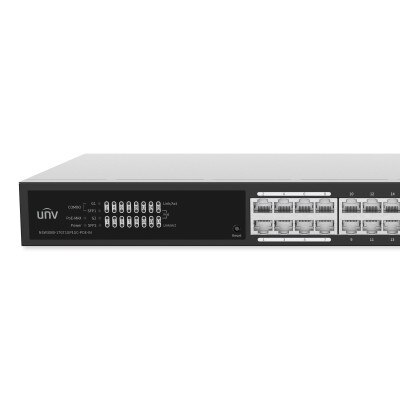 Uniview NSW3000 Series Cloud Managed Ethernet PoE Switch, 16 Port, 250W