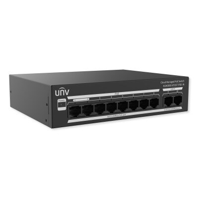 Uniview NSW3000 Series Cloud Managed Ethernet PoE Switch, 8 Port, 120W