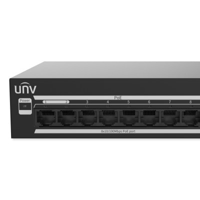 Uniview NSW3000 Series Cloud Managed Ethernet PoE Switch, 8 Port, 120W